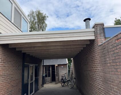 Carport van voor